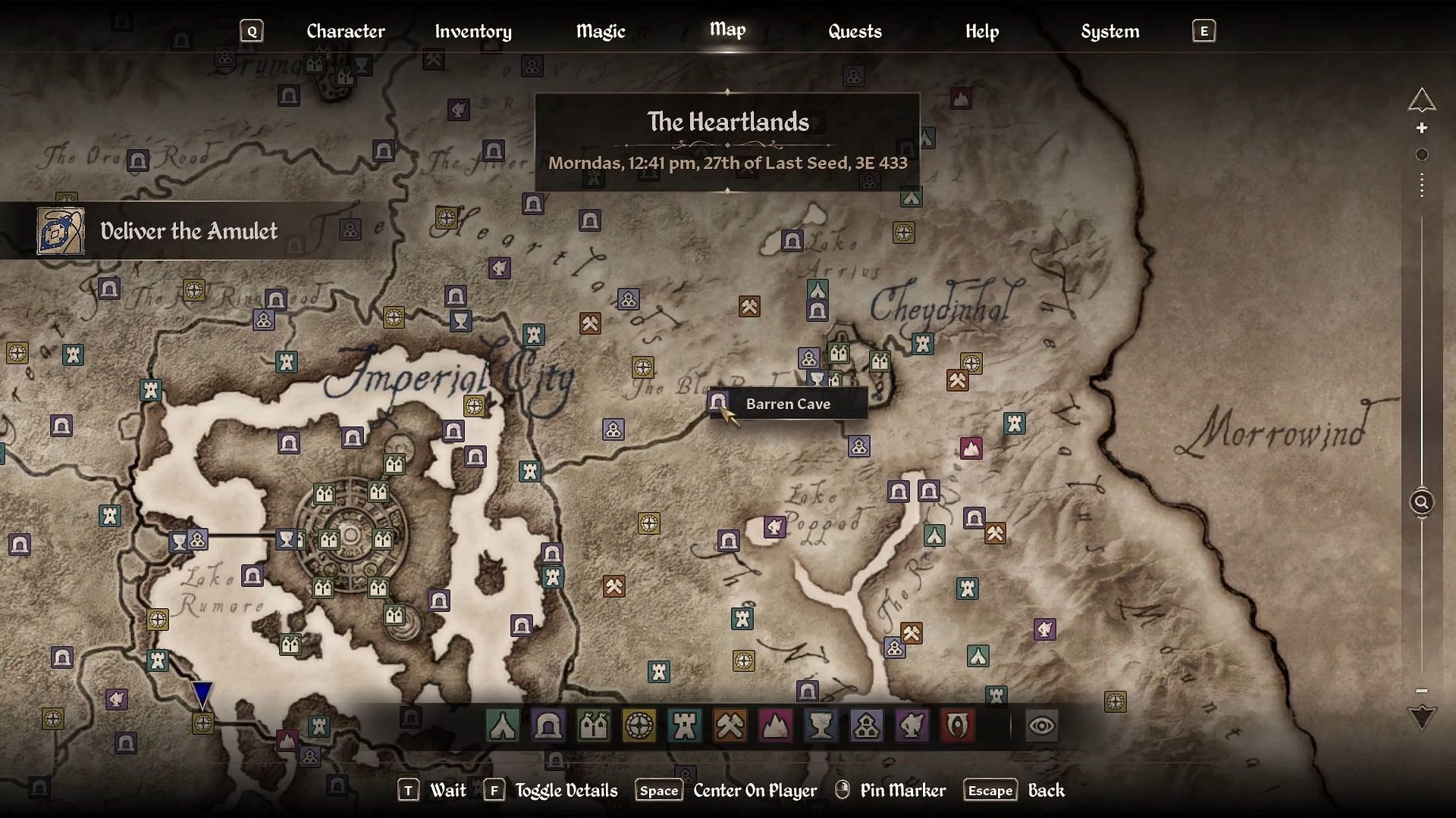Wonder why there are so many caves in Cyrodiil (Image via YouTube/JFM || Bethesda Softworks)