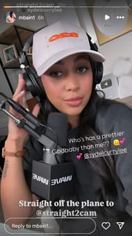 Cameron Brink mom's IG story