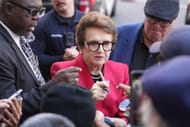 Billie Jean King at the Celebrity Sightings In Los Angeles - April 7, 2025 - Source: Getty