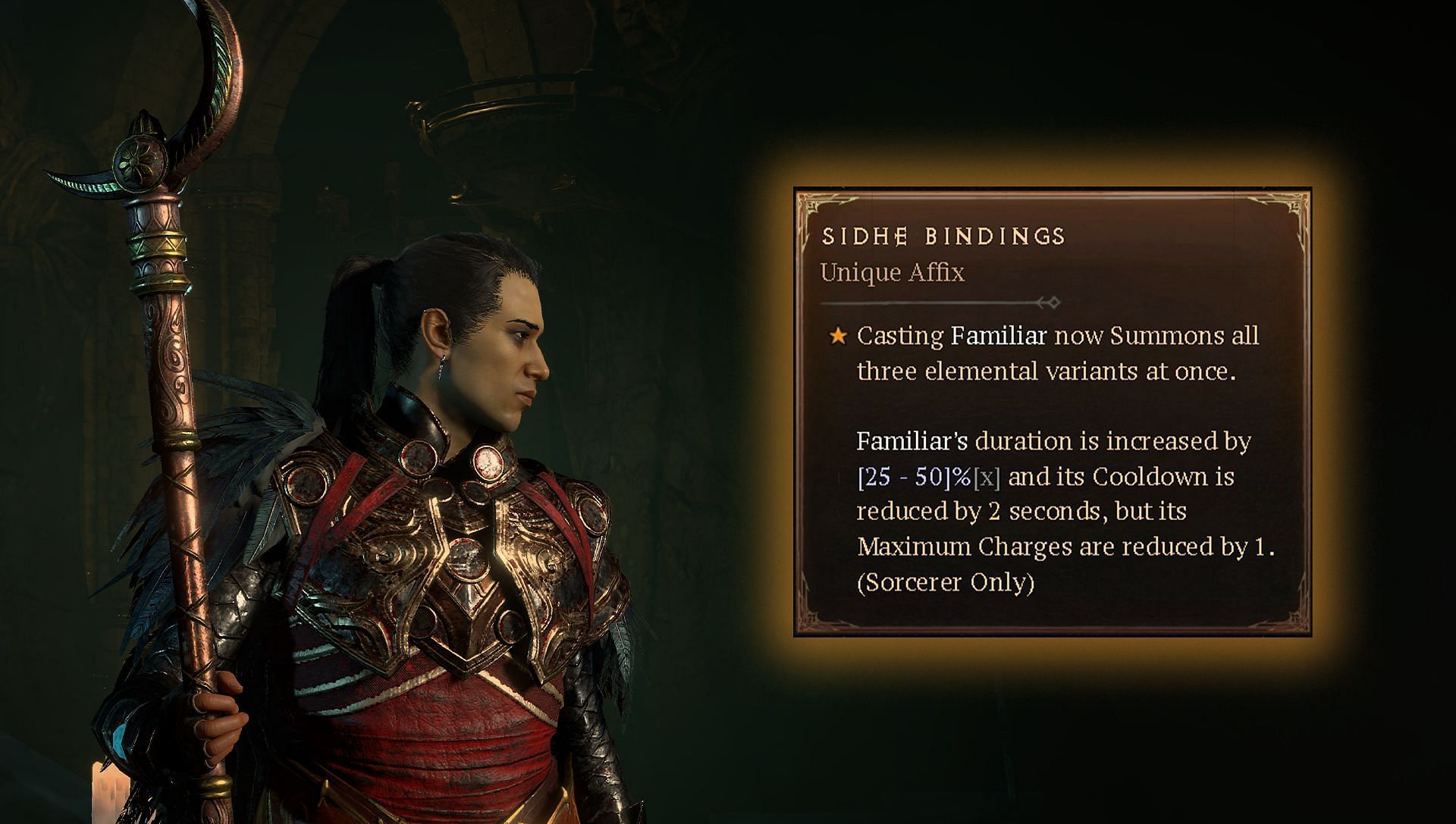 Unique Effect of Sidhe’s Bindings (Image via Blizzard Entertainment)
