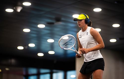 Iga Swiatek will also be in action on Day 7. (Source: Getty)