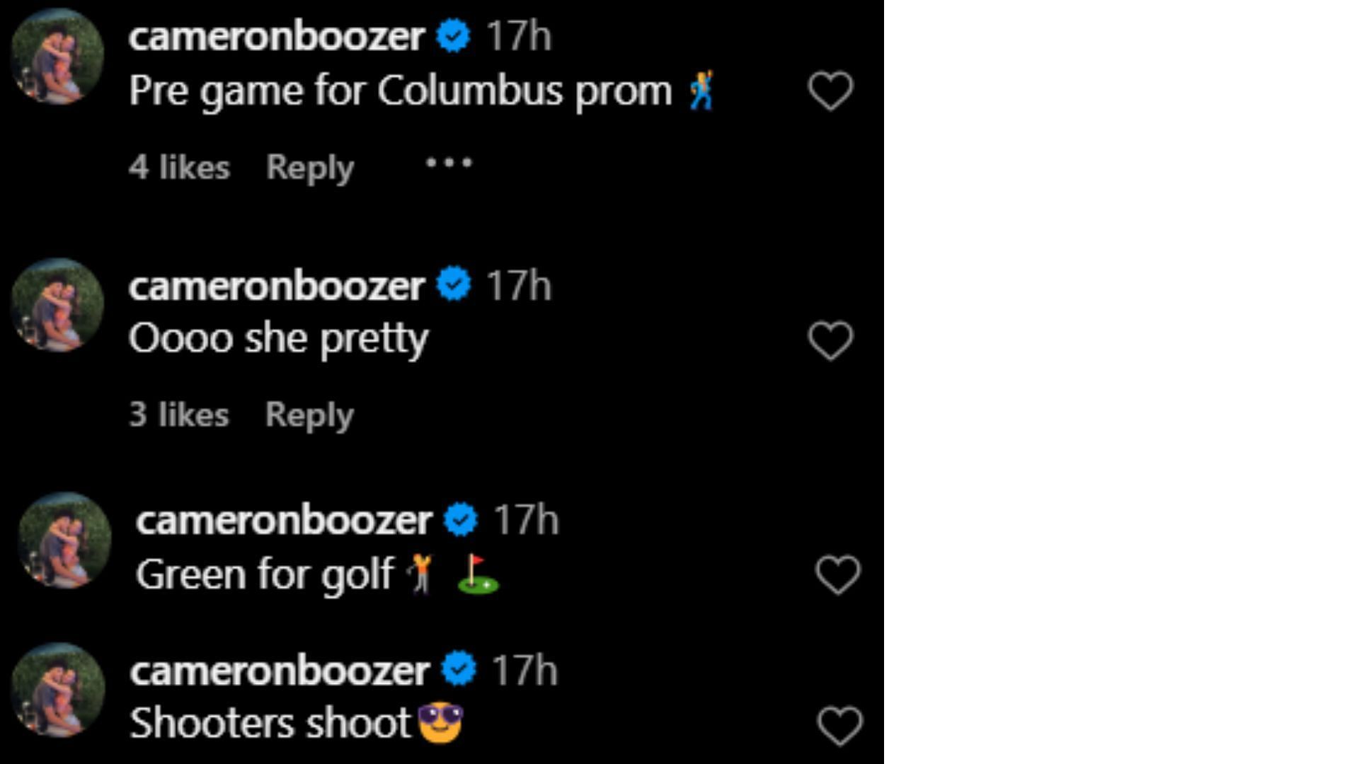 Duke commit Cameron Boozer gushes over GF Lauren&rsquo;s stylish snaps in green gown for prom on IG (Image: IG/ Yva Lauren Cao)