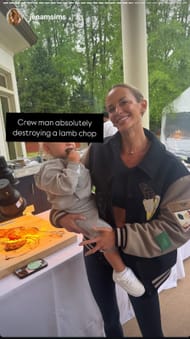 Still from Brooks Koepka's wife Jena Sims' Instagram story/@jenamsims