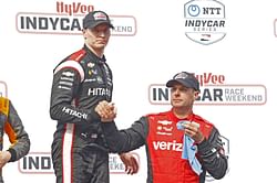 Josef Newgarden calls Will Power a "mystical human being" in IMS comparison