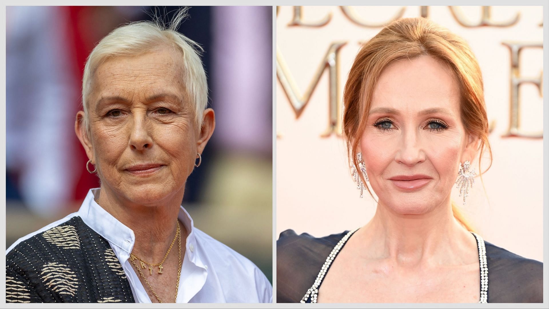 Martina Navratilova and J.K. Rowling (Source: Getty)