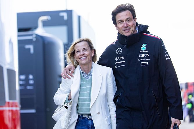 Susie Wolff shares topless photo of Mercedes boss Toto Wolff on social media