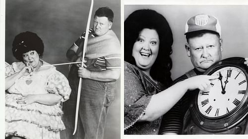 Lulu Roman with her Hee Haw co-star Junior Samples. (Image via Facebook/@Lulu Roman)