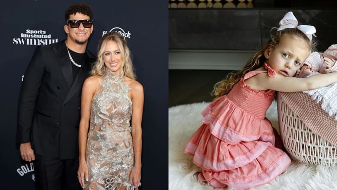 Patrick Mahomes and wife Brittany's daughter Sterling has skeptic reaction on meeting Cinderella at Disney's Hollywood Studios