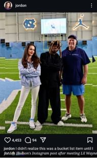 Jordon Hudson Instagram