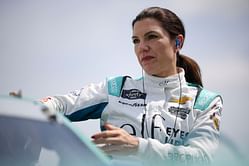 Jamie McMurray’s five-word jab at Katherine Legge slipped out just as the commercial break ended