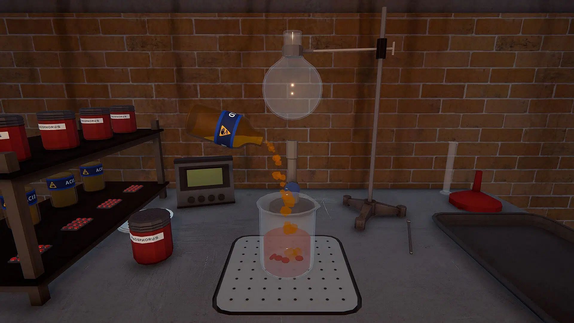 Mixing ingredients in Schedule 1 (Image via TVGS)