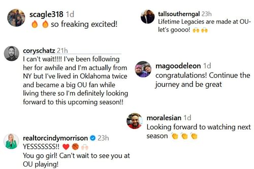 Image via Oklahoma Women's Basketball Instagram