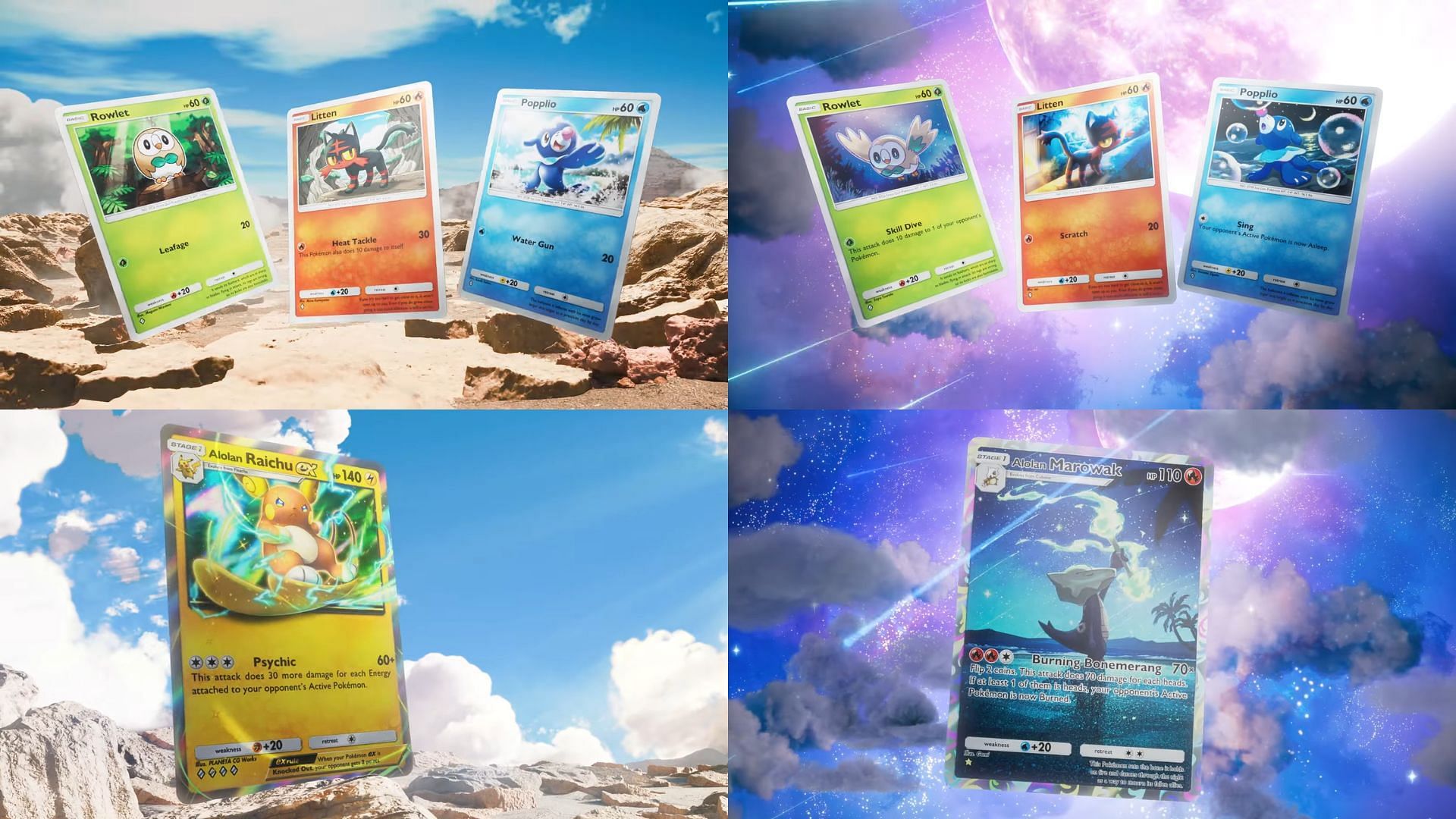 Other cards revealed from the Celestial Guardians (A3) pack (Image via The Pokemon Company)