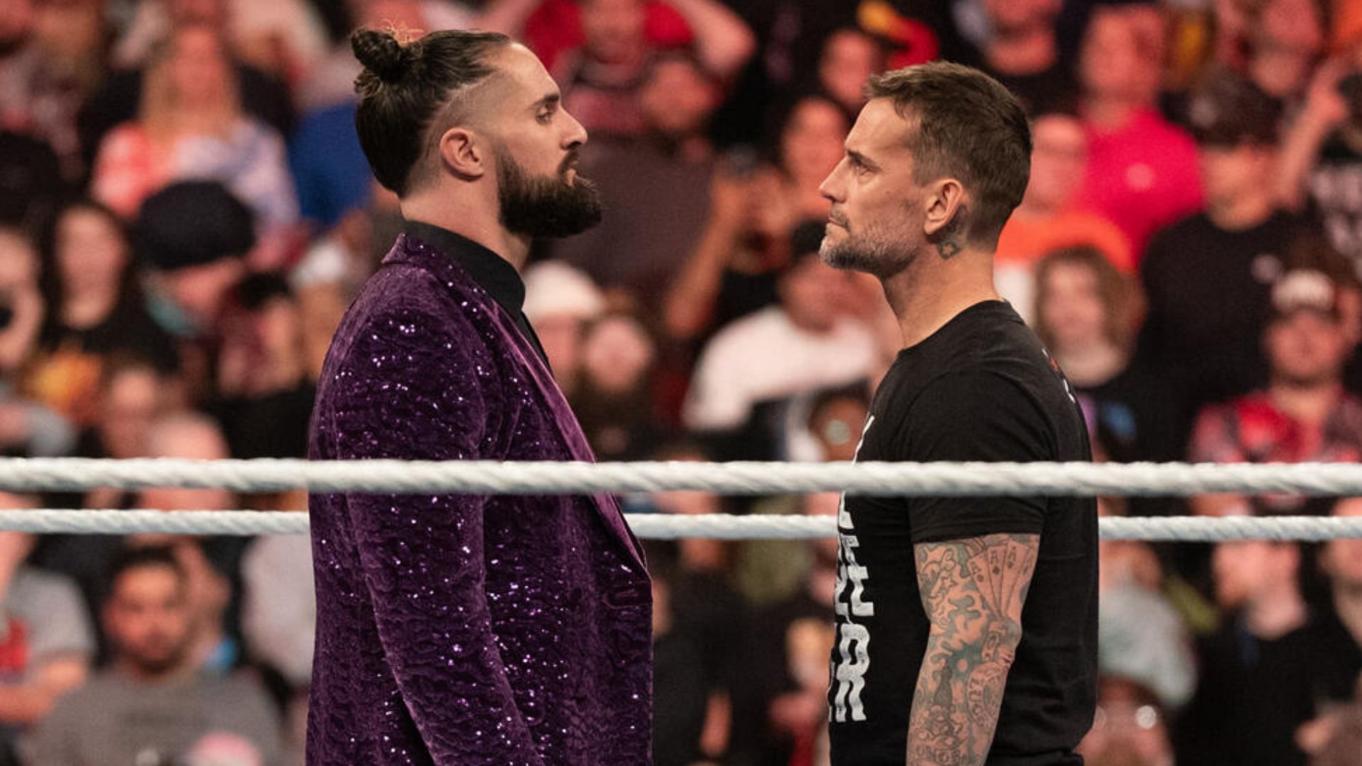 CM Punk and Seth Rollins (Image via WWE.com)