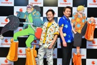Yamaguchi-San and Hirata-San with their respective characters (Image via Toei Animation, Crunchyroll)