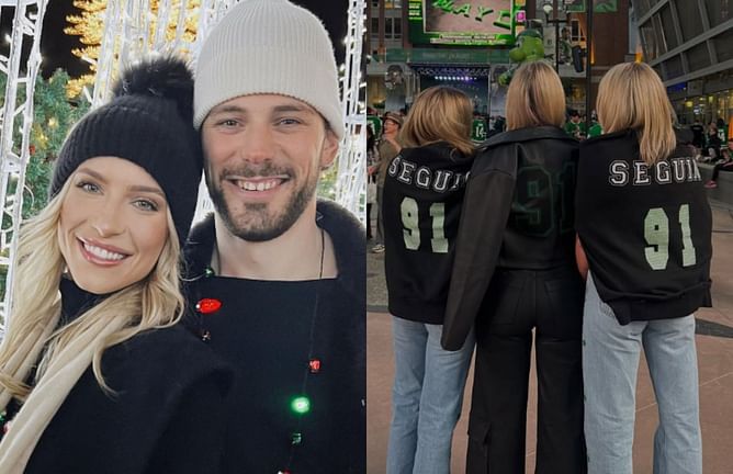 Tyler Seguin's wife Kate drops 3-word reaction to beau's game-tying goal during Stars vs Avs Game 2