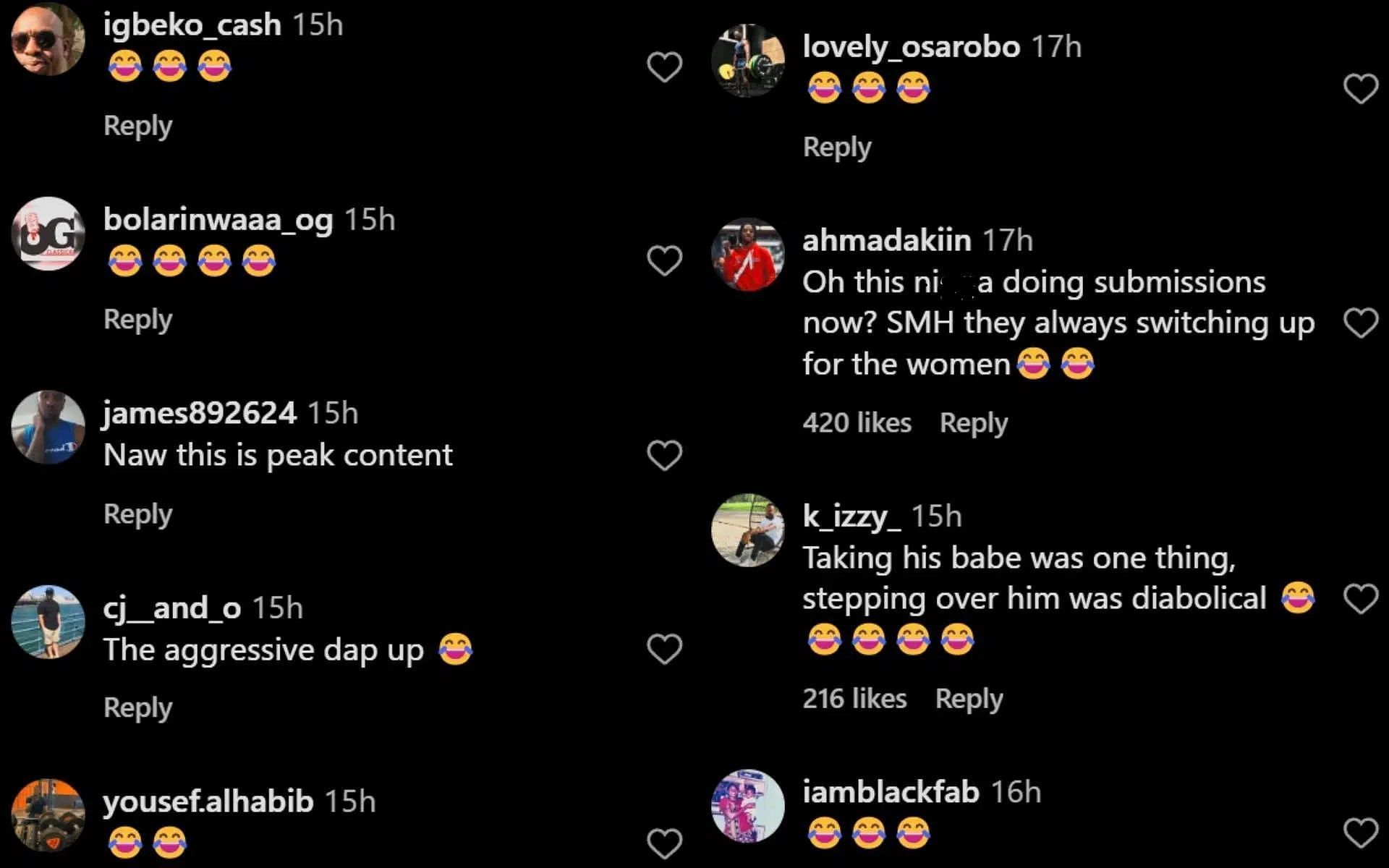 Fan reactions to Israel Adesanya&#039;s newest skit