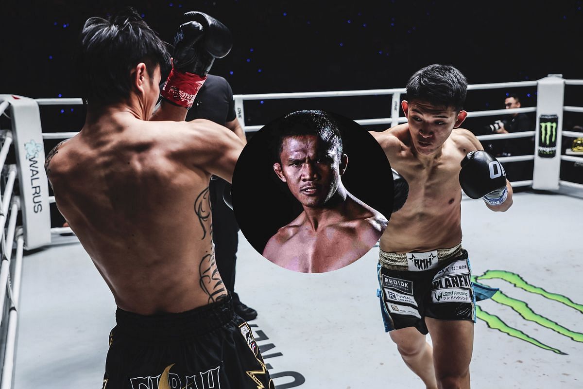 Masaaki Noiri fighting Tawanchai with Buakaw | Image credit: ONE Championship