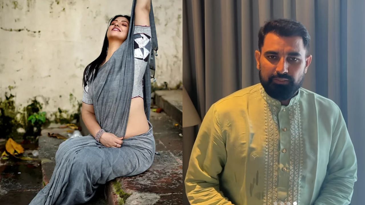 हसीन जहां की पोस्ट पर फैन ने किया खास कमेंट (photo credit: instagram/hasinjahanofficial,mdshami.11)