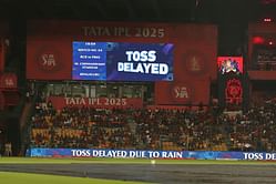 What is the cut off time for start of play in today's RCB vs PBKS IPL 2025 match?