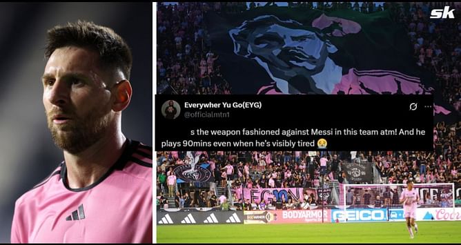 "Weapon fashioned against Messi", "As long as he starts we ain't winning nothing" - Fans slam Inter Miami star after 0-0 draw against Chicago Fire