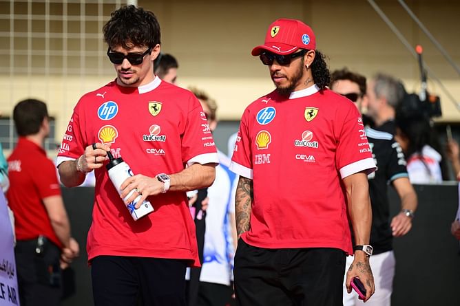Lewis Hamilton's struggles at Ferrari down to the car being more favoured to Charles Leclerc's driving style: Reports