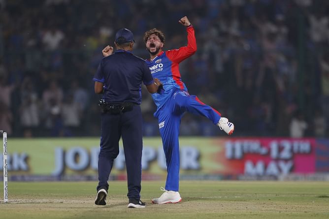 Kuldeep Yadav gets the big wicket of Rajat Patidar for 25 as batter completely miscues a big hit in RCB vs DC IPL 2025 match [Watch]