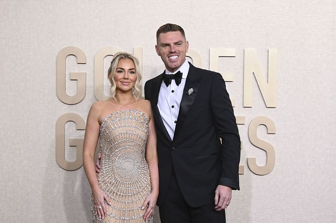 Freddie Freeman's wife Chelsea reacts to Dodger star's baseball evolution over the years in latest trend