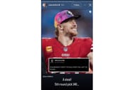 George Kittle's wife Claire hypes up 49ers star TE's 2017 draft selection (image credit: instagram/clairekittle)