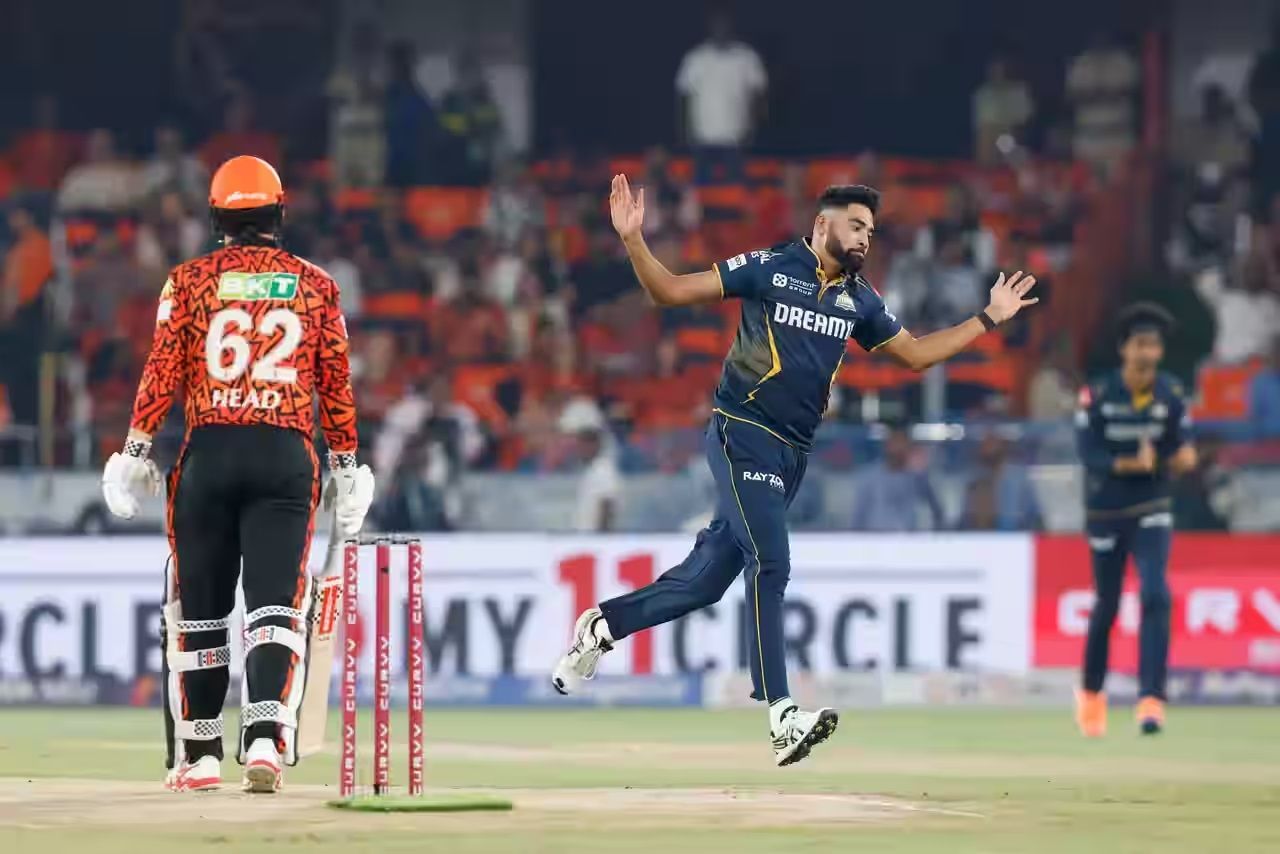 Mohammed Siraj picked up four wickets in GT&#039;s IPL 2025 clash against SRH. [P/C: iplt20.com]
