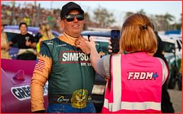Millionaire Greg Biffle reacts to his new ‘sleeveless’ fire suit after Darlington style goes viral