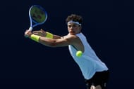 Ben Shelton in action at the Miami Open (Image Source: Getty)