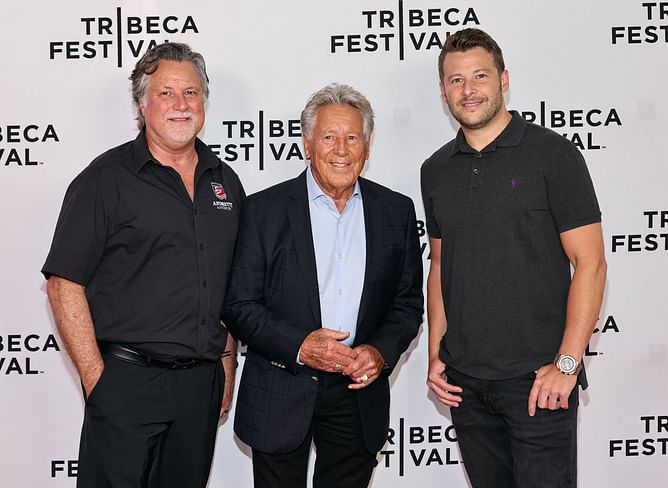 Mario Andretti, son Michael, and grandson Marco come together for grand opening of racetrack