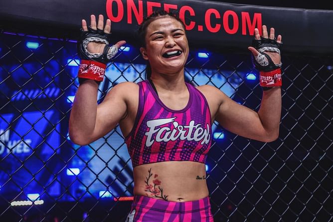 Atomweight MMA queen Stamp Fairtex shares the advantages and pitfalls of having a large social media following