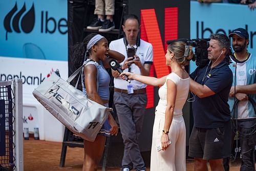 Coco Gauff pictured at the 2025 Madrid Open - Image Source: Getty