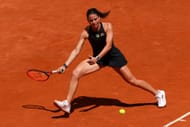 Navarro chases a forehand in the Madrid Open - Source: Getty