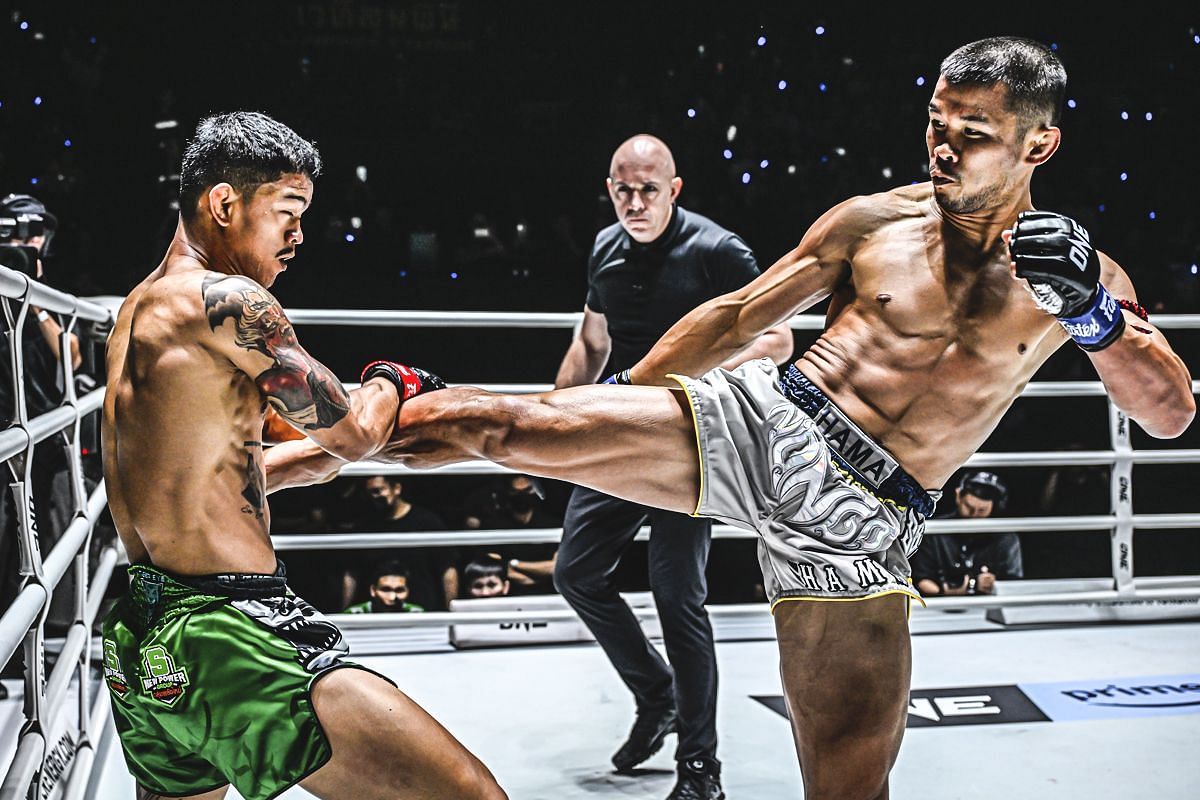 (From left) Kongthoranee Sor Sommai and Nong-O Hama are days out from their rematch.