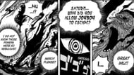 Saint Saturn's death in One Piece chapter 1125 (Image via Shueisha)
