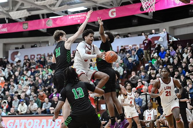 "Looking like young Melo": Hoops fans react as Kiyan Anthony shines in front of NBA scouts at Nike Hoop Summit