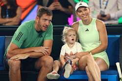 Caroline Wozniacki drops 3-word reaction to daughter Olivia adorably donning $40 million-worth husband David Lee's Knicks jersey