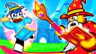 Become the strongest magician in this clicker game (Image via Roblox)