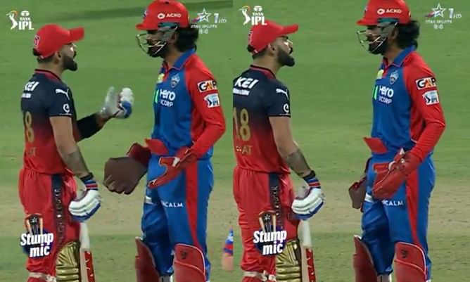 Virat Kohli and KL Rahul involved in a heated exchange during DC vs RCB IPL 2025 match [Watch]