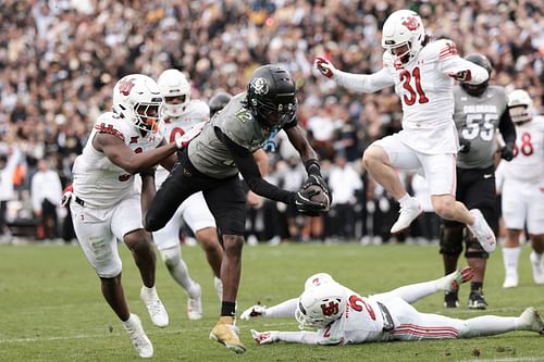 Travis Hunter during Utah v Colorado - Source: Getty