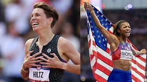 Gabby Thomas facing bicarb side effects draws 5-word reaction from Nikki Hiltz