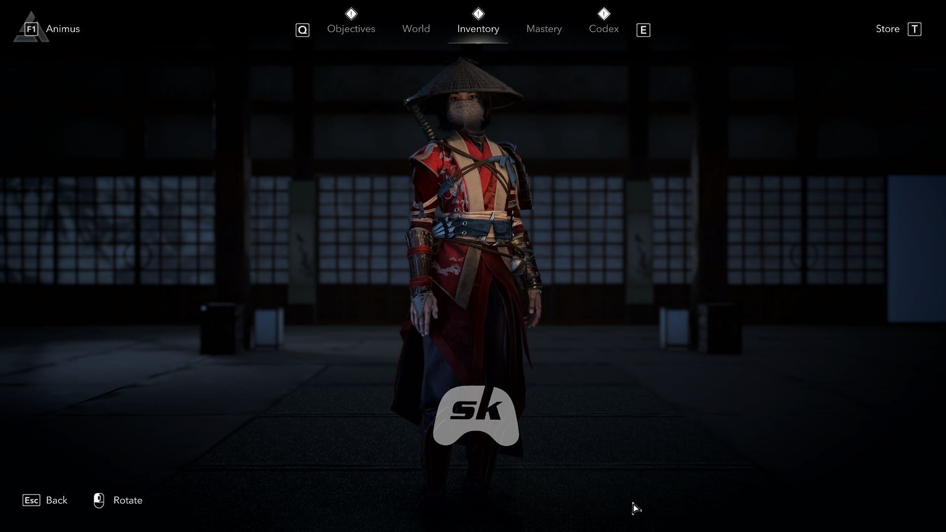 Naoe with Peasant Hat in Assassin