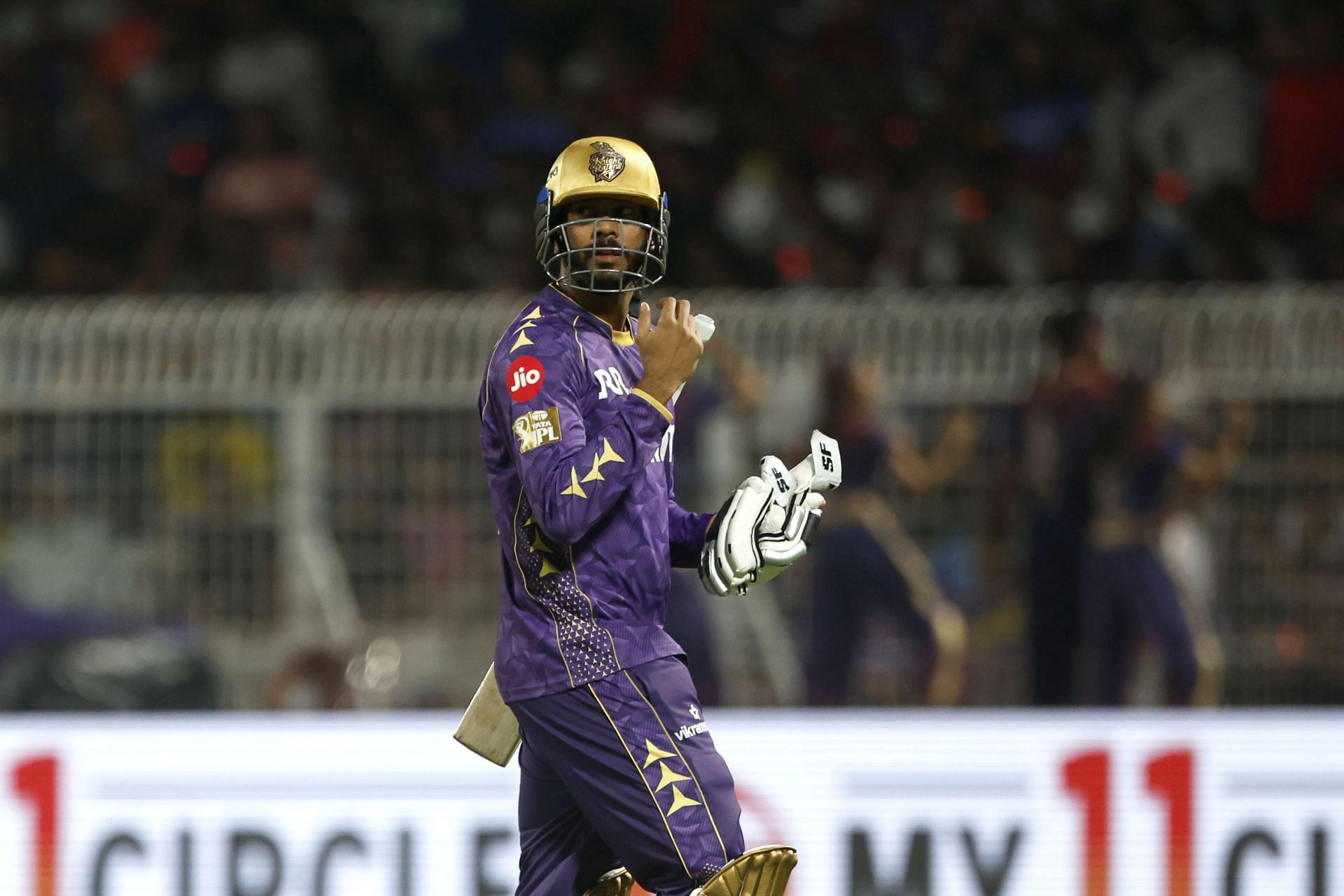 Venkatesh Iyer was dismissed in the final over in KKR&#039;s IPL 2025 clash against SRH. [P/C: Getty]