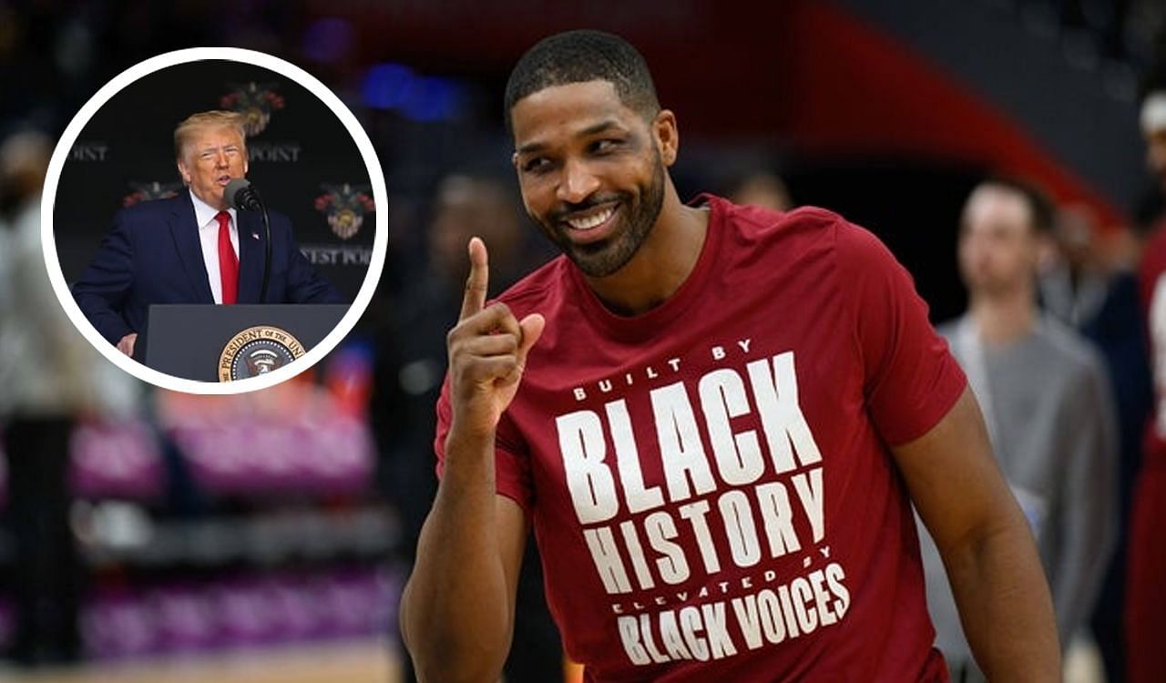 Cleveland Cavaliers big man Tristan Thompson tweets about Donald Trump