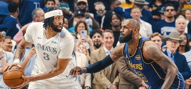 LeBron James not 'comfortable' seeing Anthony Davis in a Mavericks jersey  after first head-to-head in 2,233 days