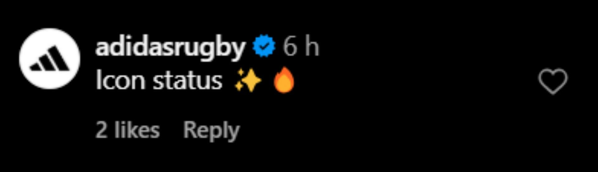 Adidas commented on Maher&#039;s post; Instagram - @si_swimsuit