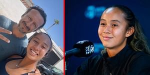 Leylah Fernandez sends warm message to father Jorge on his birthday